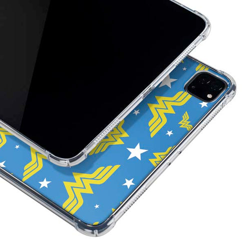DC Comics Wonder Woman Pattern iPad Pro 11in (2024) Clear Case