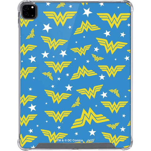 DC Comics Wonder Woman Pattern iPad Pro 12.9in (2020) Clear Case