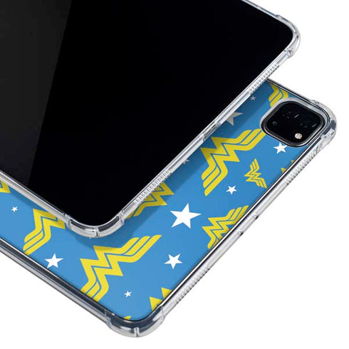 DC Comics Wonder Woman Pattern iPad Pro 12.9in (2020) Clear Case