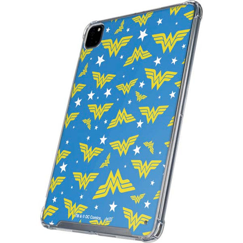 DC Comics Wonder Woman Pattern iPad Pro 12.9in (2020) Clear Case