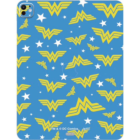 DC Comics Wonder Woman Pattern iPad Pro 13in M4 (2024) Skin