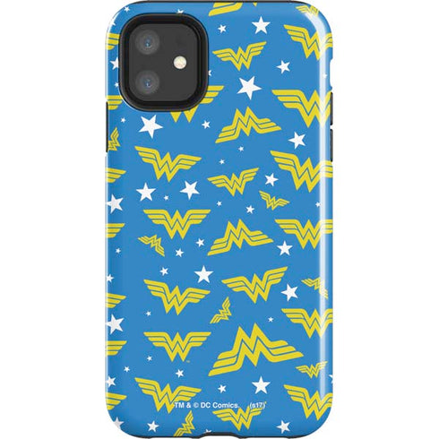 DC Comics Wonder Woman Pattern iPhone 11 Impact Case