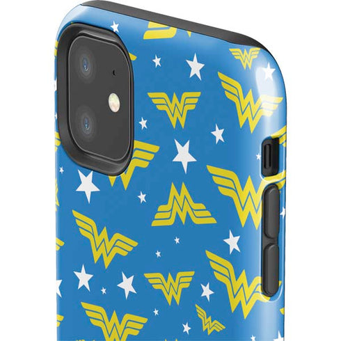 DC Comics Wonder Woman Pattern iPhone 11 Impact Case