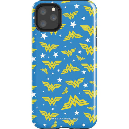 DC Comics Wonder Woman Pattern iPhone 11 Pro Max Impact Case