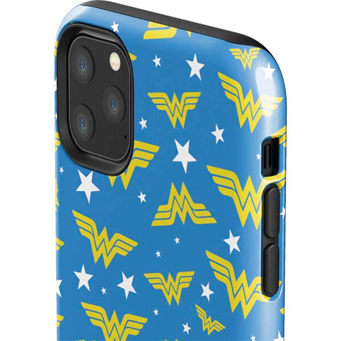DC Comics Wonder Woman Pattern iPhone 11 Pro Max Impact Case