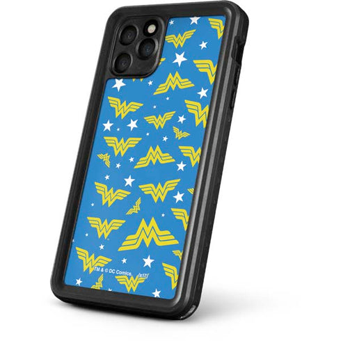 DC Comics Wonder Woman Pattern iPhone 11 Pro Waterproof Case