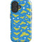 DC Comics Wonder Woman Pattern iPhone 16 Magsafe Impact Case
