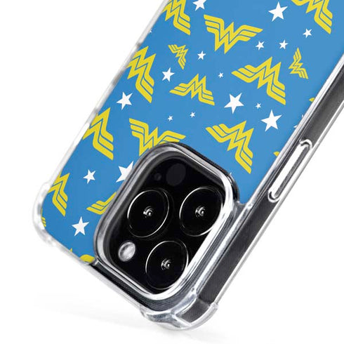 DC Comics Wonder Woman Pattern iPhone 16 Pro Max MagSafe Case