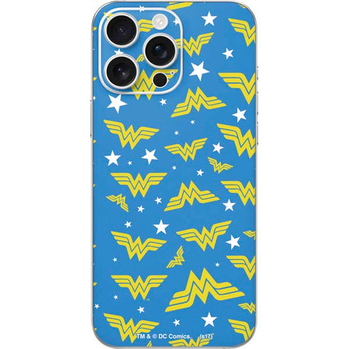 DC Comics Wonder Woman Pattern iPhone 16 Pro Max Skin