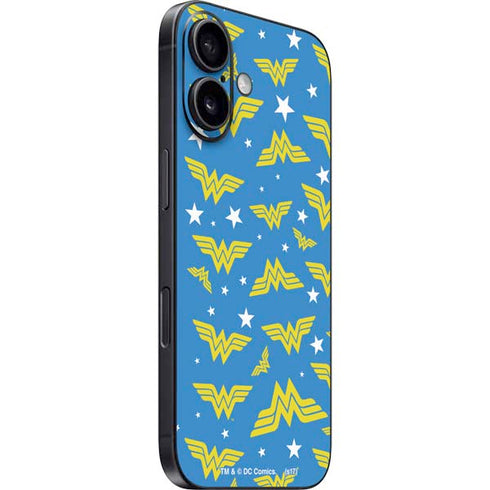 DC Comics Wonder Woman Pattern iPhone 16 Skin