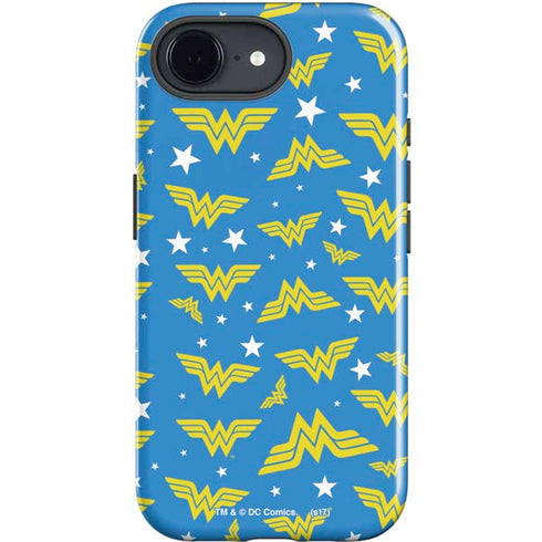 DC Comics Wonder Woman Pattern iPhone 16e Impact Case