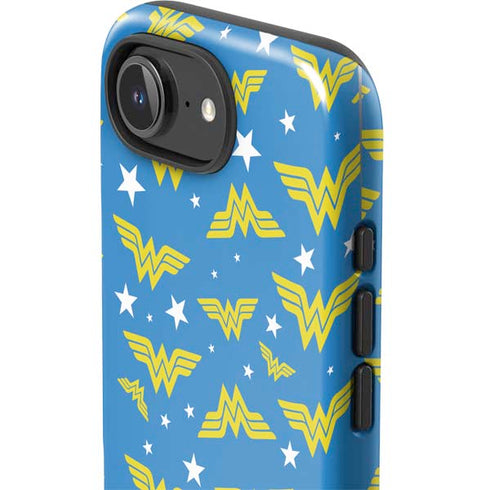 DC Comics Wonder Woman Pattern iPhone 16e Impact Case