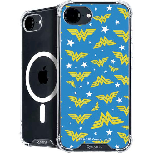 DC Comics Wonder Woman Pattern iPhone 16e MagSafe Case