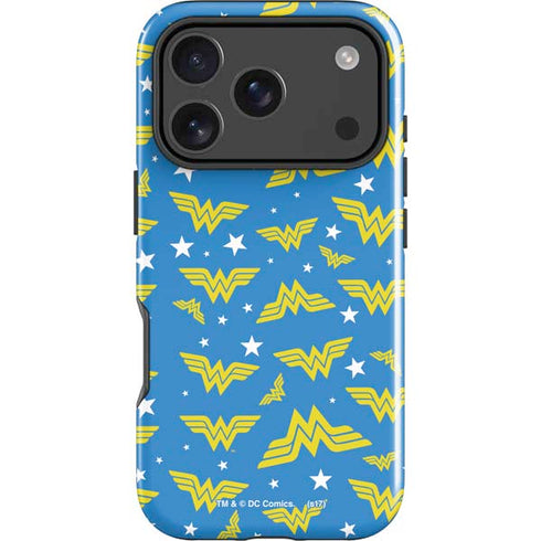DC Comics Wonder Woman Pattern iPhone 18 Pro Impact Case