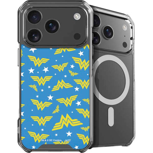 DC Comics Wonder Woman Pattern iPhone 18 Pro MagSafe Case