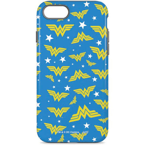 DC Comics Wonder Woman Pattern iPhone 8 Pro Case