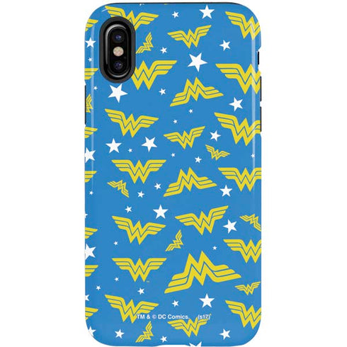 DC Comics Wonder Woman Pattern iPhone X Pro Case