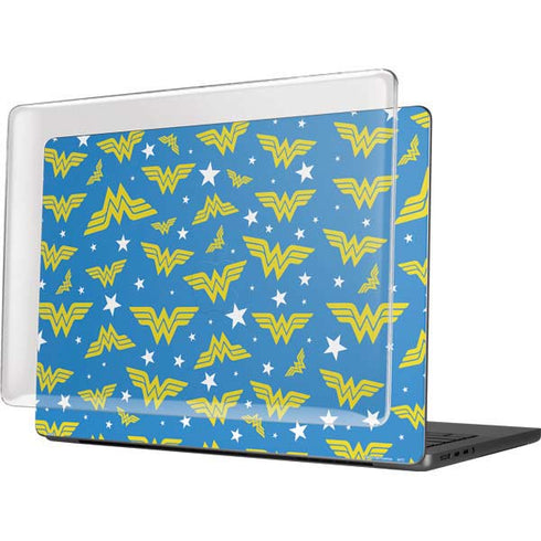DC Comics Wonder Woman Pattern MacBook Pro 14in (2021-24) Case plus Skin