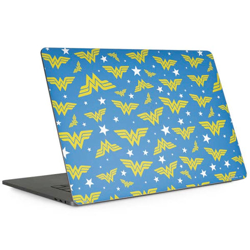 DC Comics Wonder Woman Pattern MacBook Skins