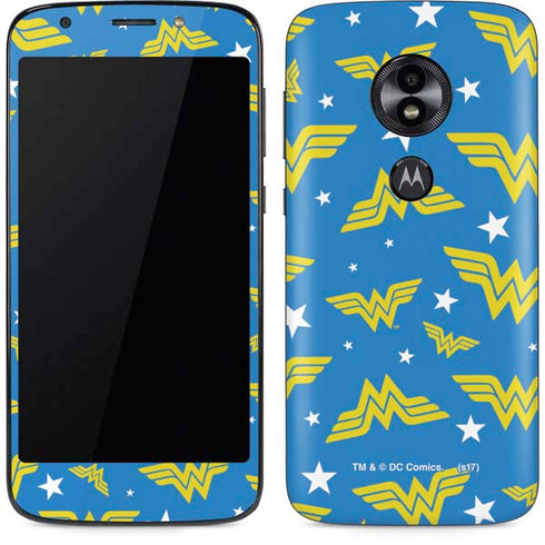 DC Comics Wonder Woman Pattern Moto E5 Play Skin