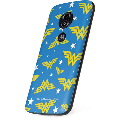 DC Comics Wonder Woman Pattern Moto E5 Play Skin