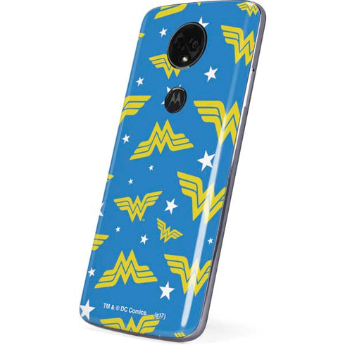 DC Comics Wonder Woman Pattern Moto E5 Plus Skin