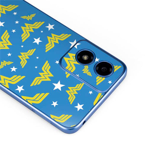 DC Comics Wonder Woman Pattern Moto G Play 4G (2024) Skin