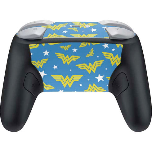 DC Comics Wonder Woman Pattern Nintendo Switch 2 (2025) Pro Controller Skin