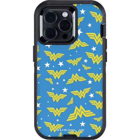 DC Comics Wonder Woman Pattern Otterbox Defender iPhone Skin