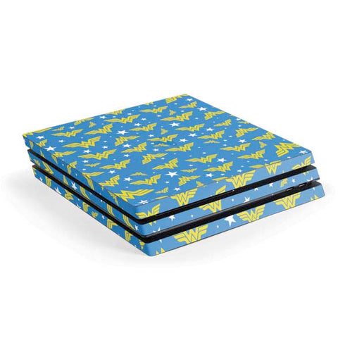 DC Comics Wonder Woman Pattern PlayStation PS4 Skins