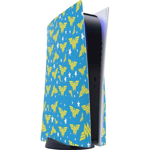 DC Comics Wonder Woman Pattern PlayStation PS5 Skins
