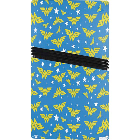 DC Comics Wonder Woman Pattern PS5 Pro Bundle Skin