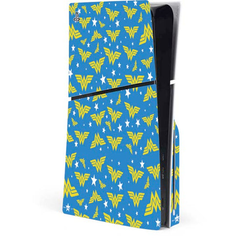 DC Comics Wonder Woman Pattern PlayStation PS5 Skins