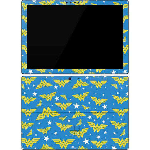 DC Comics Wonder Woman Pattern Surface Pro 7 Skin