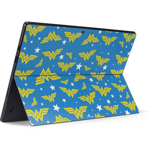 DC Comics Wonder Woman Pattern Surface Pro 7 Skin