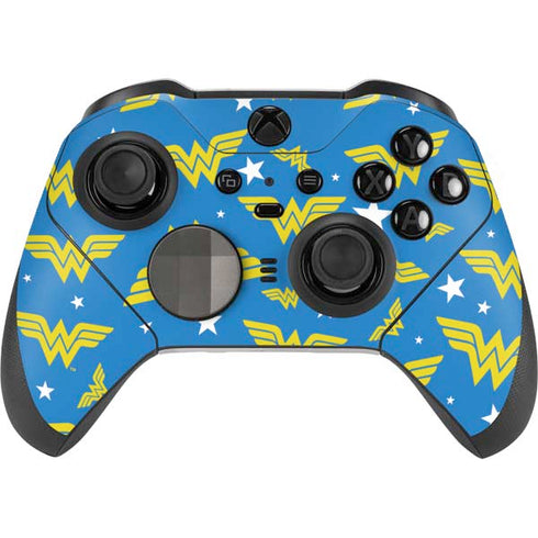 DC Comics Wonder Woman Pattern Xbox Elite Wireless Controller Series 2 Skin