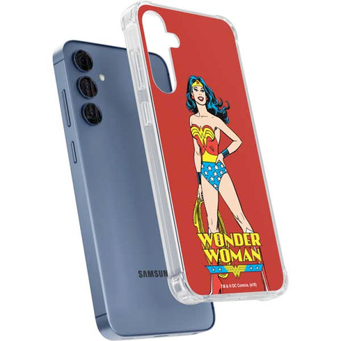 DC Comics Wonder Woman Portrait Galaxy A35 5G Clear Case