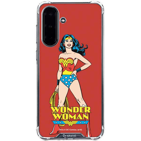 DC Comics Wonder Woman Portrait Galaxy A36 5G Clear Case