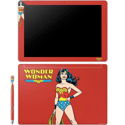 DC Comics Wonder Woman Portrait Galaxy Book 12in Skin