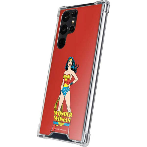 DC Comics Wonder Woman Portrait Galaxy S23 Ultra Clear Case