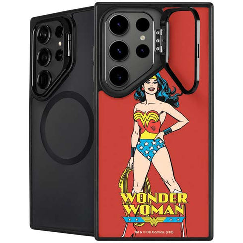 DC Comics Wonder Woman Portrait Galaxy S25 Ultra Kickstand Case
