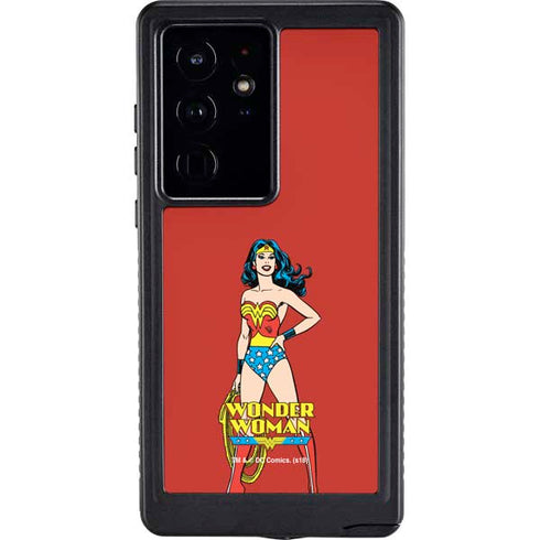 DC Comics Wonder Woman Portrait Galaxy S24 Ultra Waterproof Case