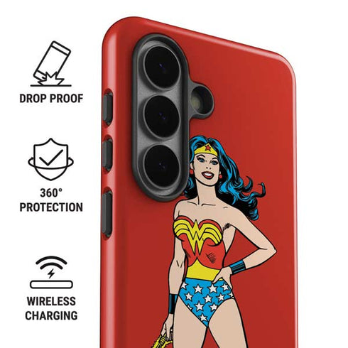 DC Comics Wonder Woman Portrait Galaxy S26 Plus Impact Case