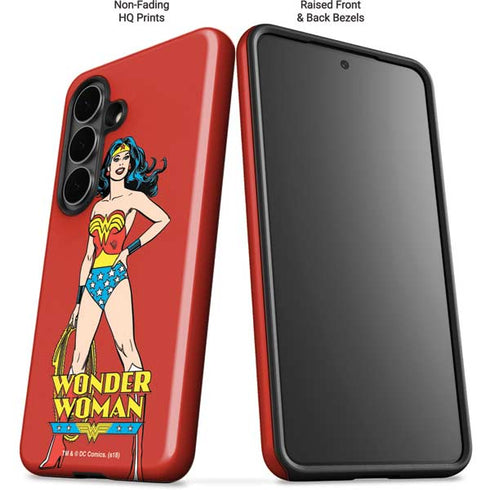 DC Comics Wonder Woman Portrait Galaxy S26 Plus Impact Case