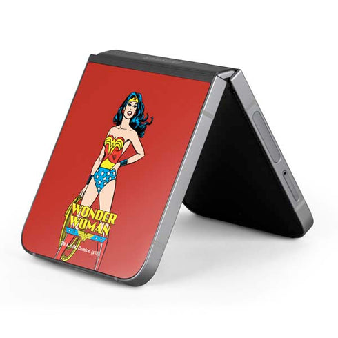 DC Comics Wonder Woman Portrait Galaxy Z Flip6 Skin