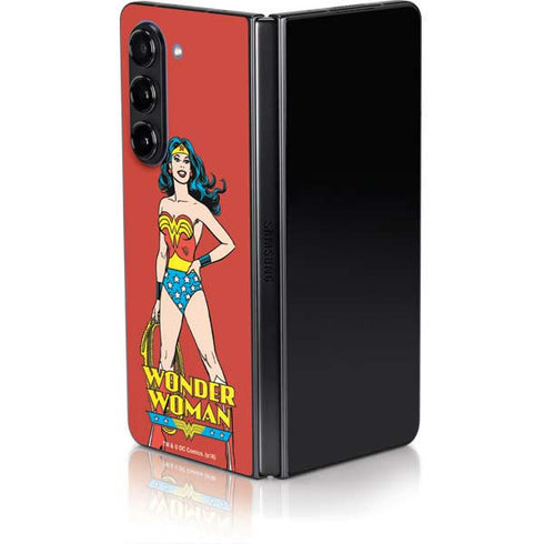 DC Comics Wonder Woman Portrait Galaxy Z Fold5 5G Skin