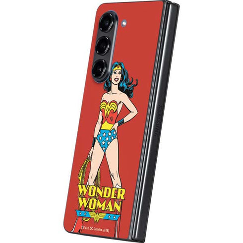 DC Comics Wonder Woman Portrait Galaxy Z Fold5 5G Skin