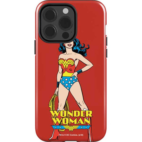 DC Comics Wonder Woman Portrait iPhone 15 Pro Impact Case