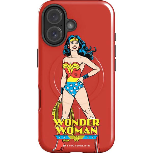 DC Comics Wonder Woman Portrait iPhone 16 Magsafe Impact Case