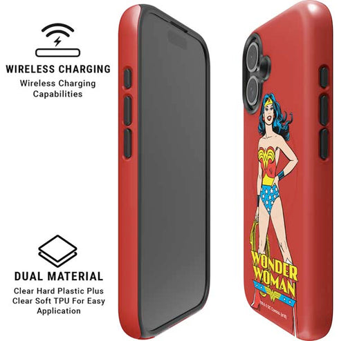 DC Comics Wonder Woman Portrait iPhone 16 Magsafe Impact Case